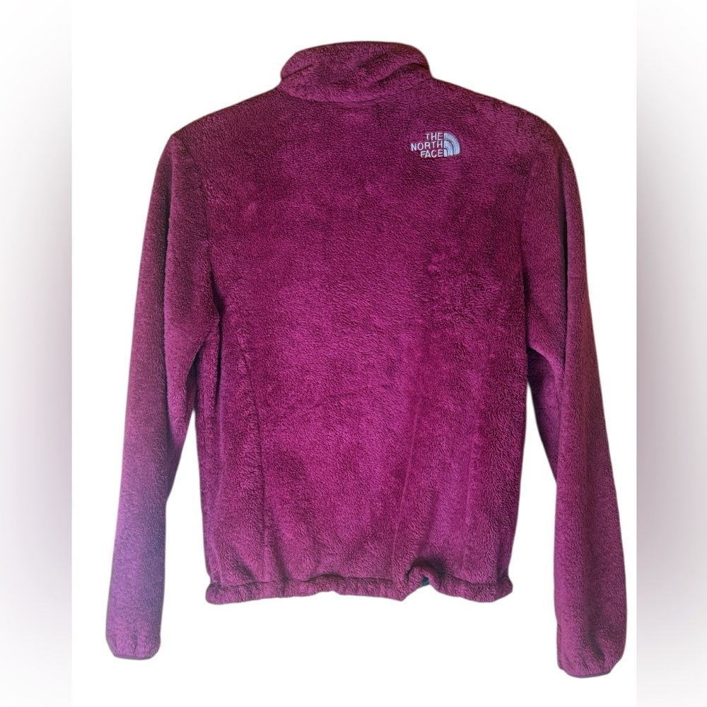 The North Face Osito Fuchsia Pink Fleece Full Zip Coat Jacket Youth Preteen XS - Picture 3 of 11